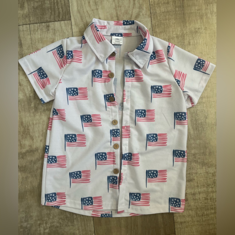 Boys patriotic shirt